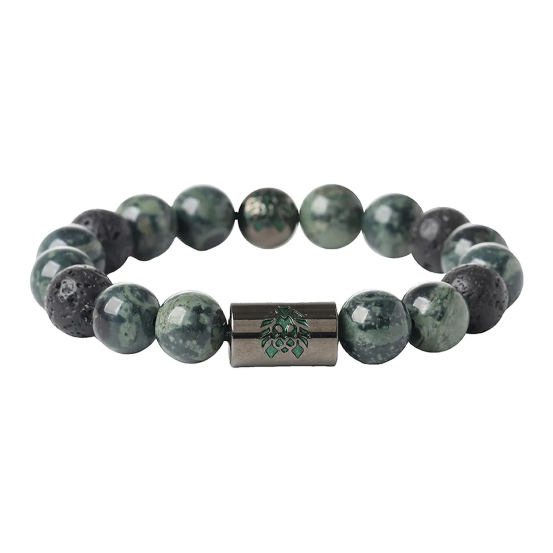 Rastaclat Вулканический камень Маленький Лев Китайский стиль Браслет с бусинами Унисекс