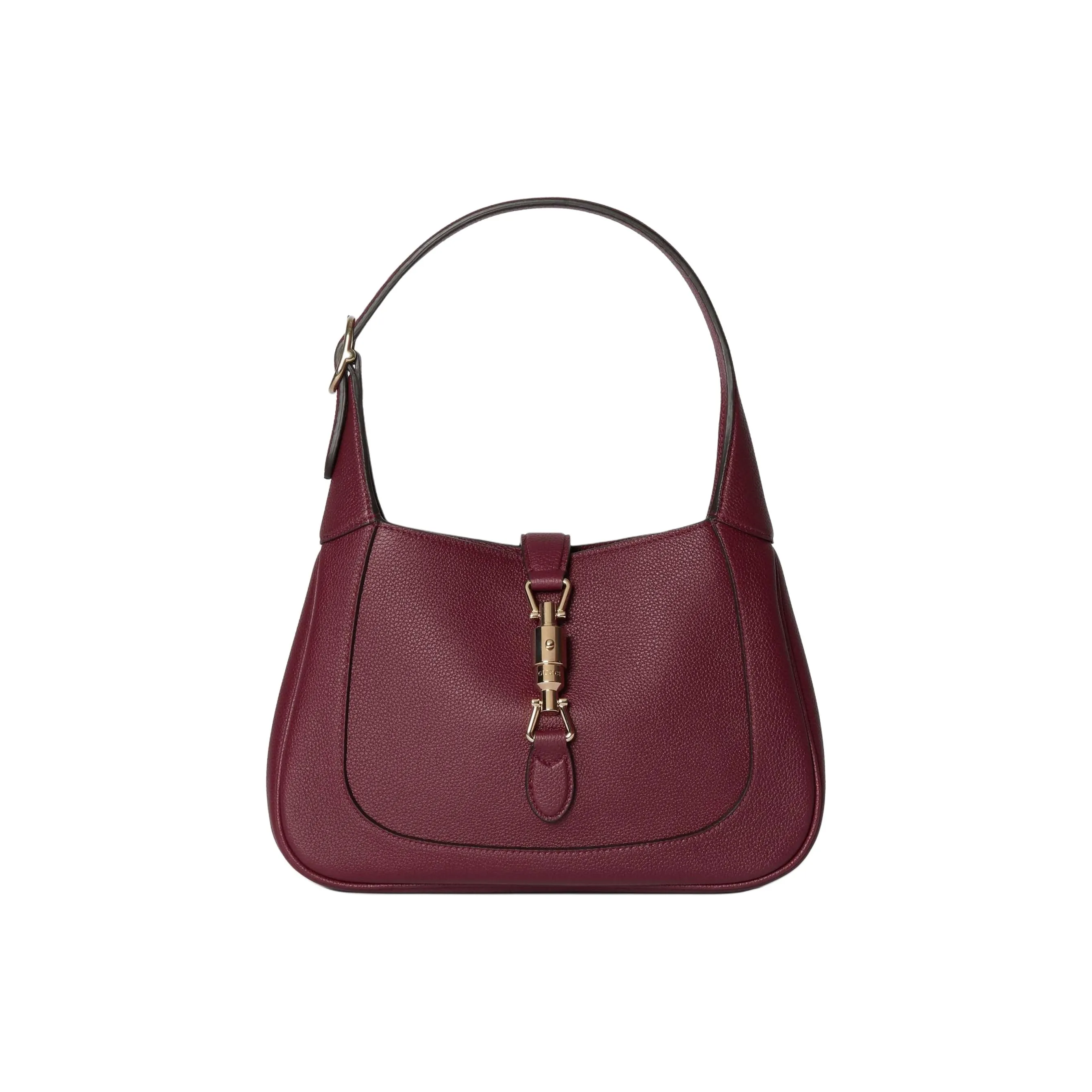 GUCCI Jackie 1961 Leather Handbag Shoulder Bag Women's Red