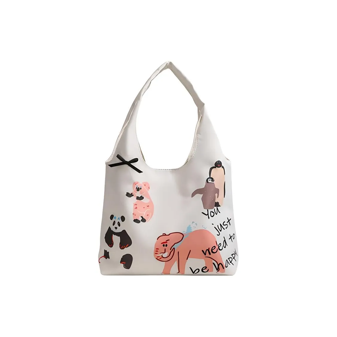 TTaG．baG Canvas Bag Shoulder Bag Standard Women's White ТТaG．baG Холщовая сумка Сумка через плечо Стандартная Женская Белая