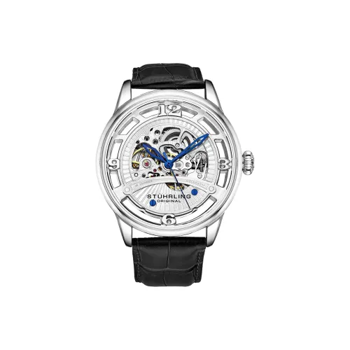 STUHRLING Автоматический Механический Часы Мужские Movement 48 мм Серебристый
