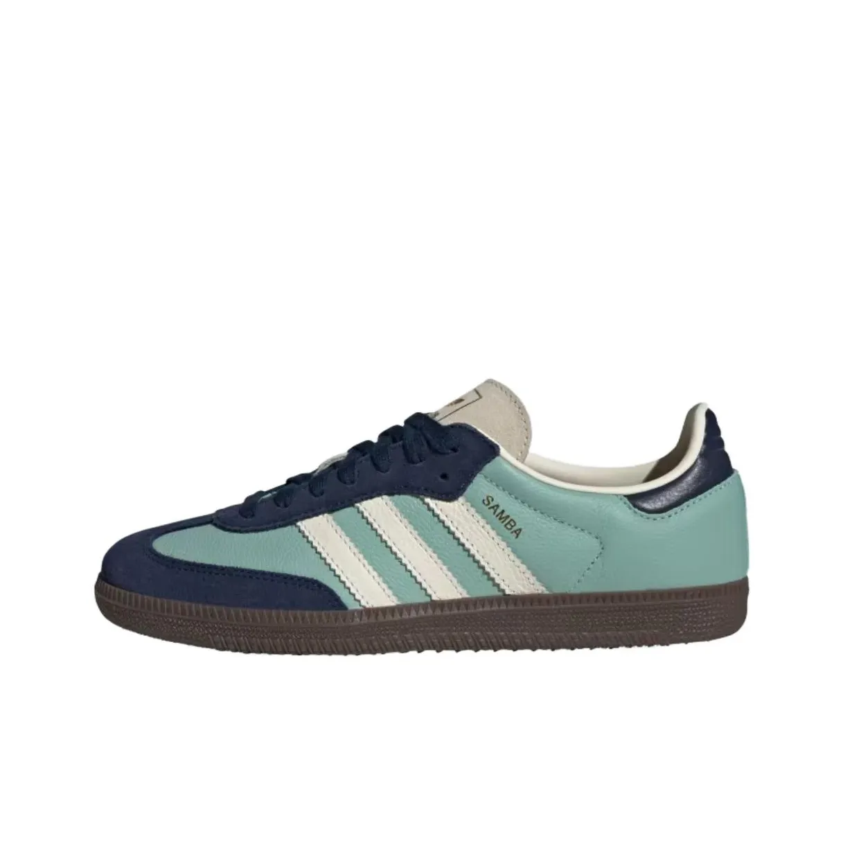 Adidas Originals SAMBA OG Low Топ Скейтборд Кроссовки Женские Синие Зеленые