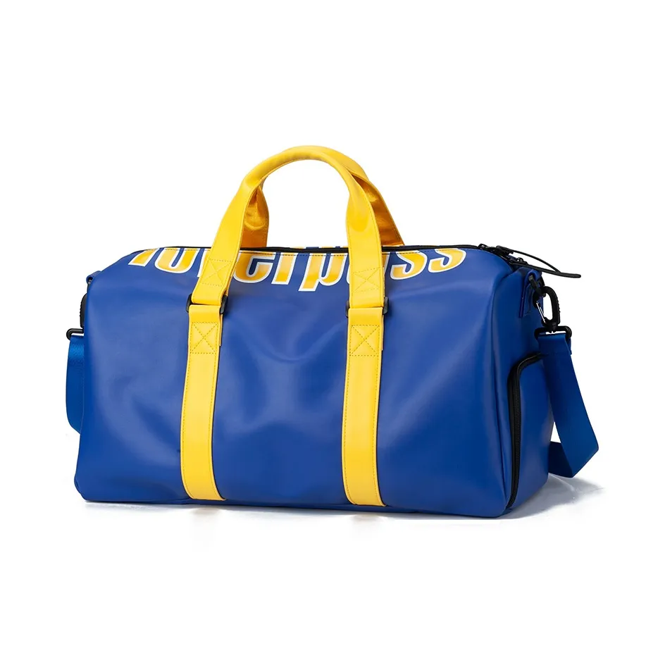 LOVERPUSS Полиуретан Спортивный Сумка для Путешествий Большая Унисекс Герой Синий