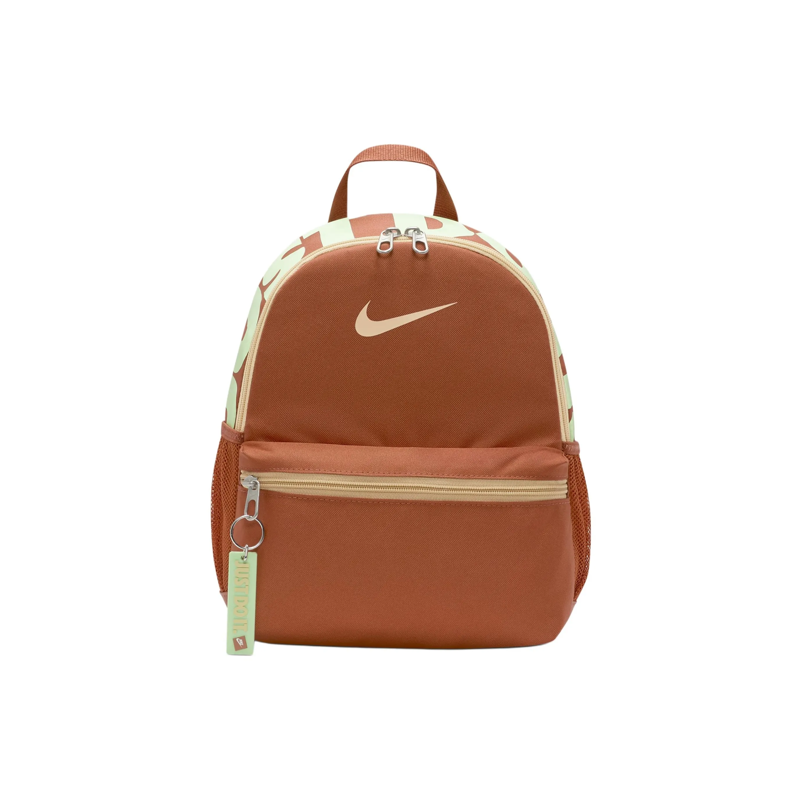 Nike Recycled Polyester Backpack Mini Men's Caramel Vapor Green