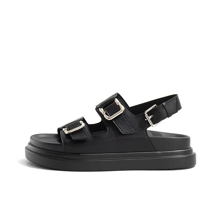 Old Meow Повседневная Верхняя одежда Пляжные сандалии 4,5 см Женские Черный