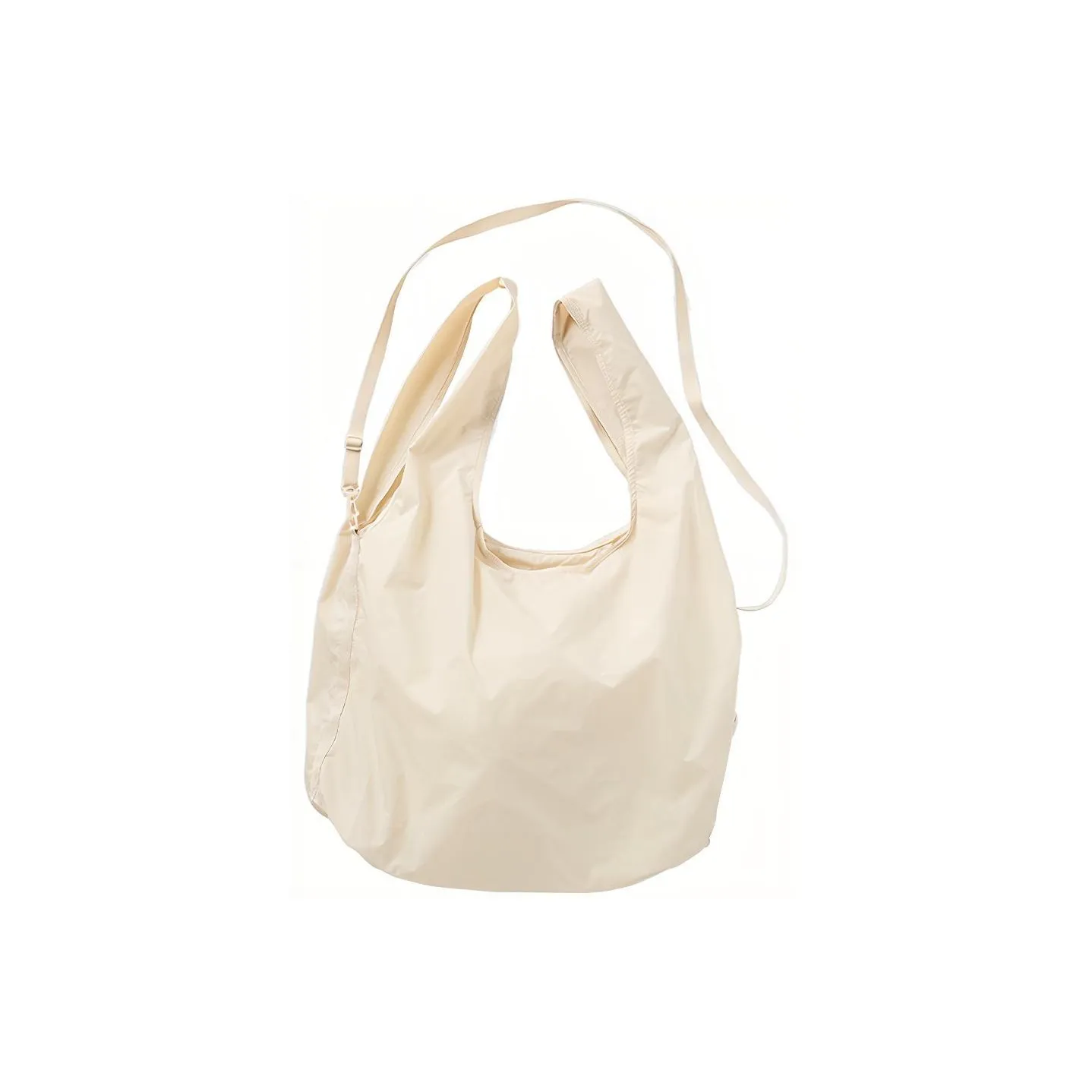 UNIQLO Polyester With Polyester Handbag, Shoulder Bag, Crossbody Bag Regular Men's Ecru