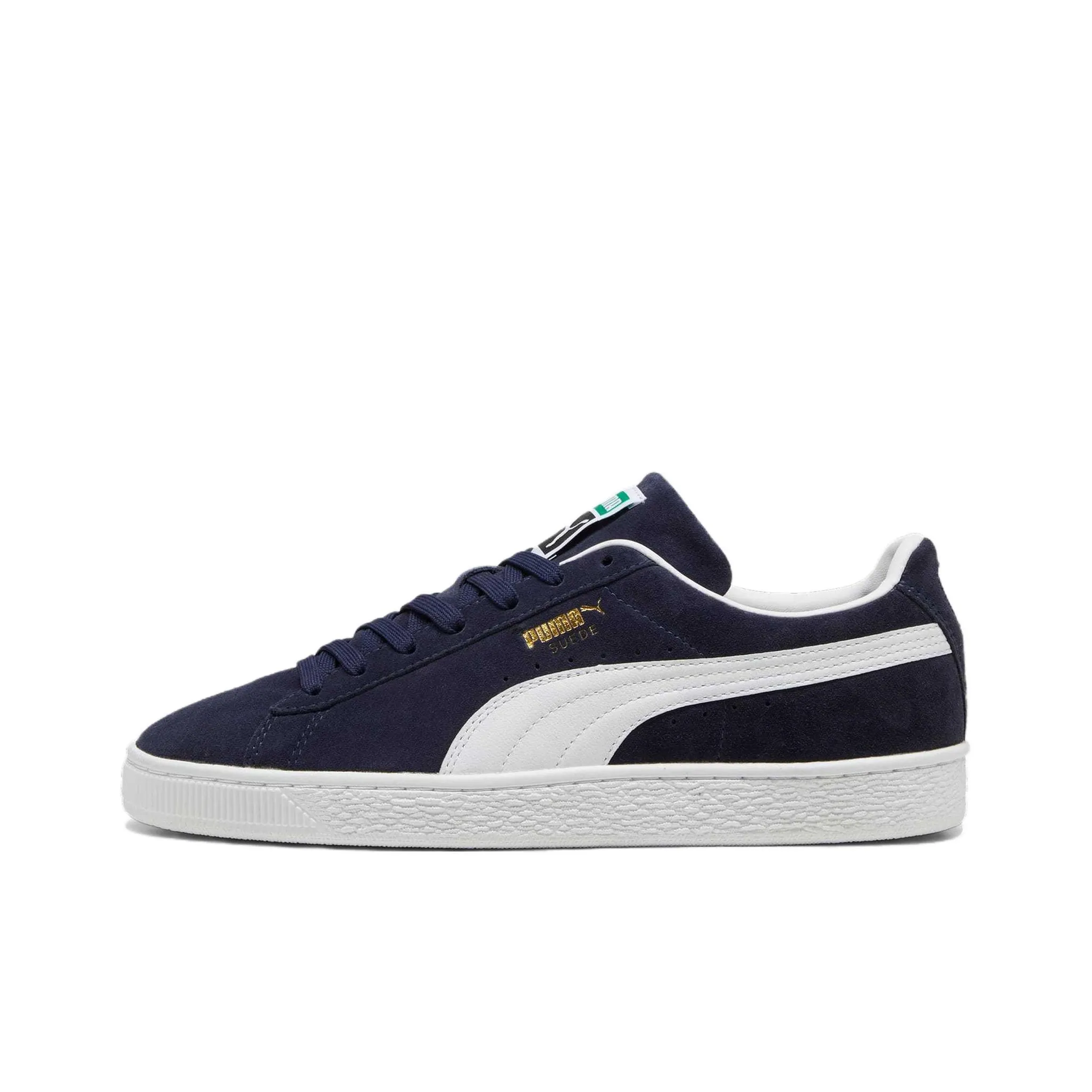 PUMA Suede Low Top Skateboard Shoes Unisex Navy Blue