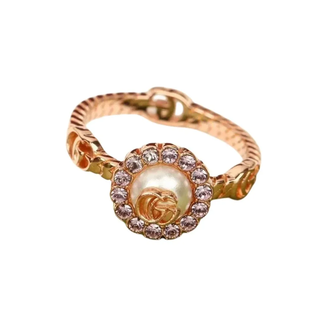 GUCCI GG Marmont Metal Rings Women's
