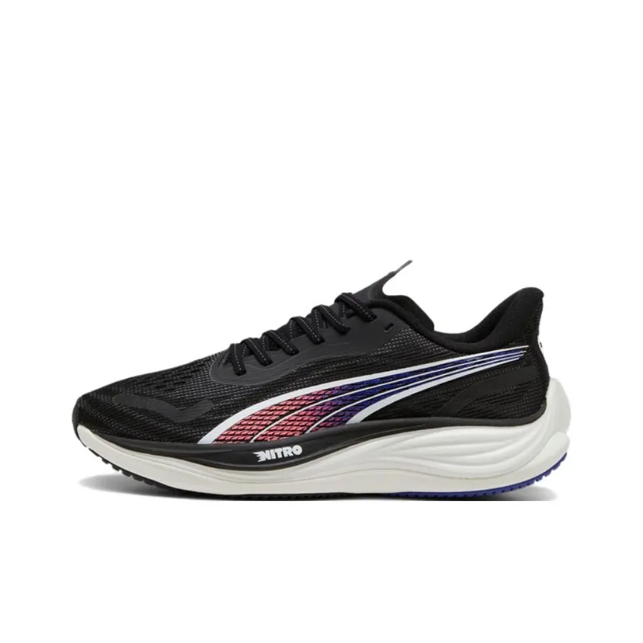 PUMA Velocity Nitro 3 Rebound Low Top Беговые кроссовки Мужские Черные