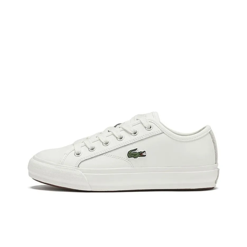 LACOSTE Low Top Canvas Shoes Women's White