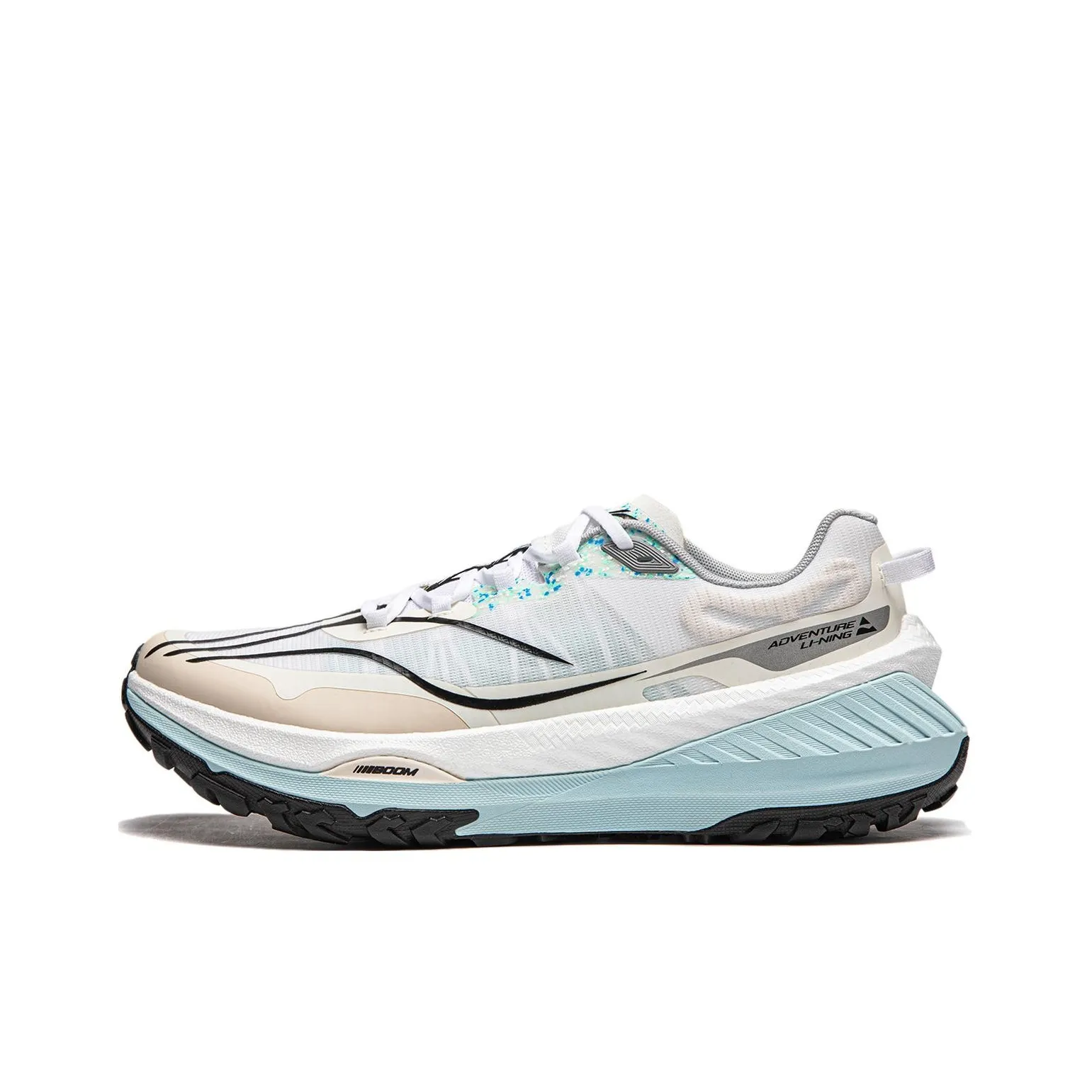 Подкладка Амортизация Противоскользящий Устойчивый к истиранию Поддержка Низкий Отскок Повседневные Беговые кроссовки Мужской Экрю