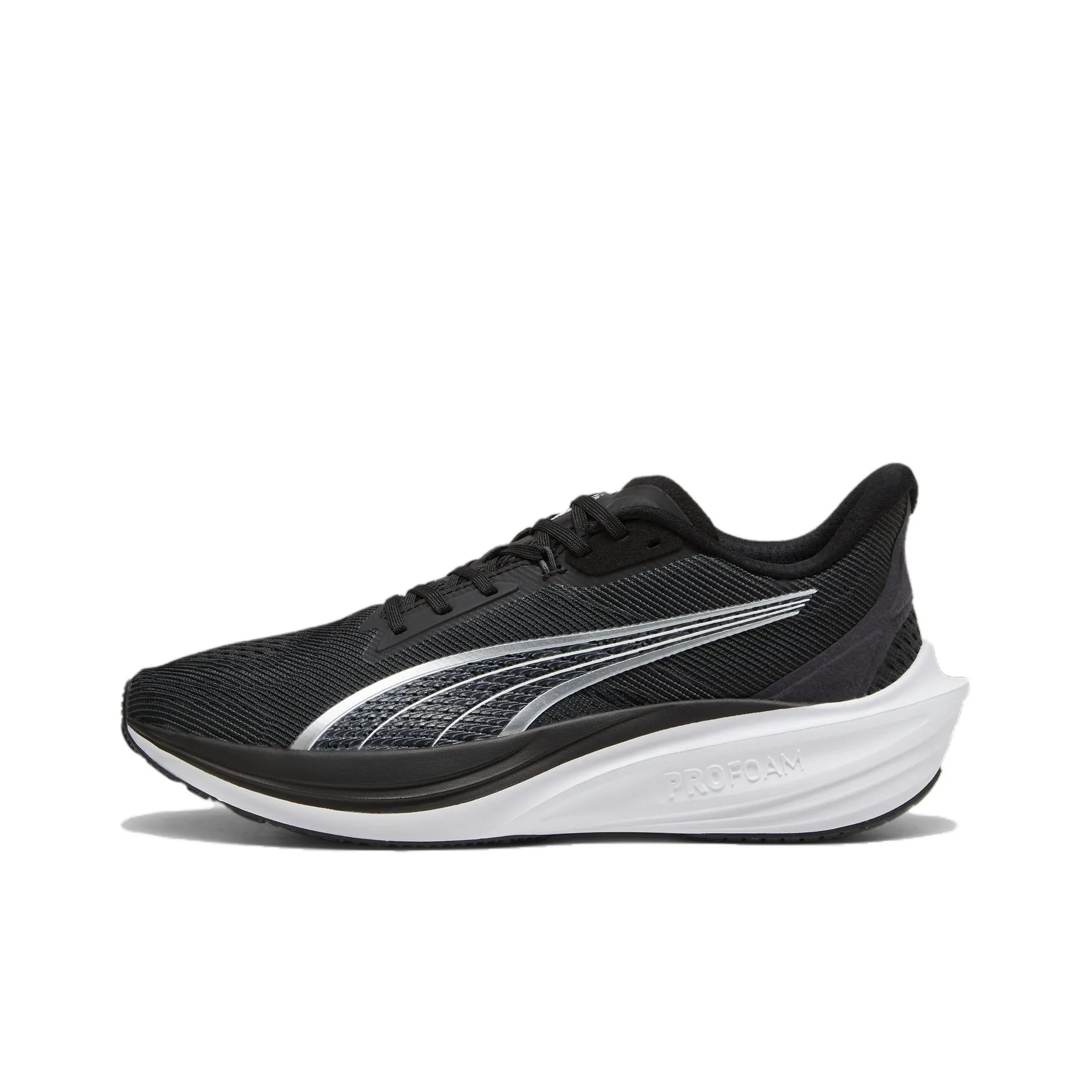 PUMA Darter Pro Slip Resistant, Abrasion Resistant, Breathable Low Top Casual Running Shoes Men's Black