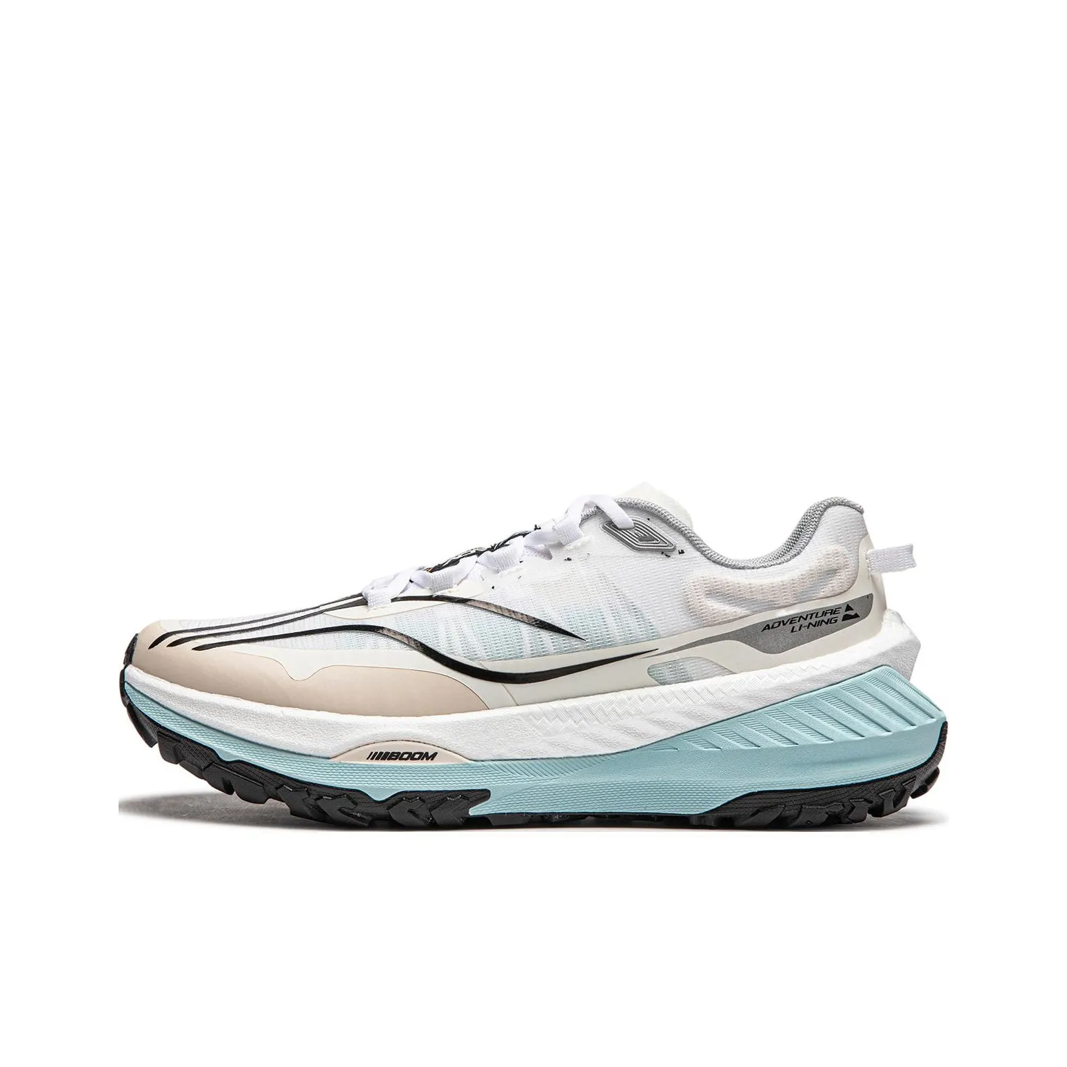 LINING Dilu Амортизация Устойчивость к истиранию Поддержка Низкий отскок Кроссовки для бега с низким верхом Женские Экрю