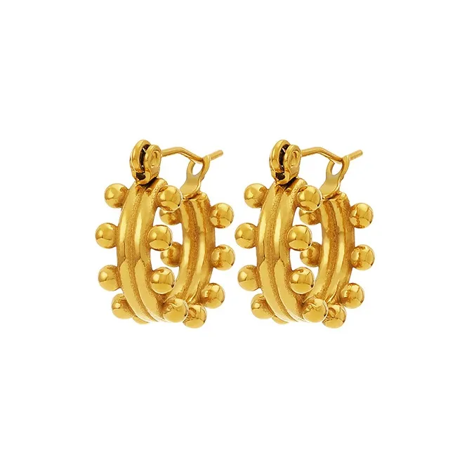 DWCP Серьги из титанового стального сплава Унисекс