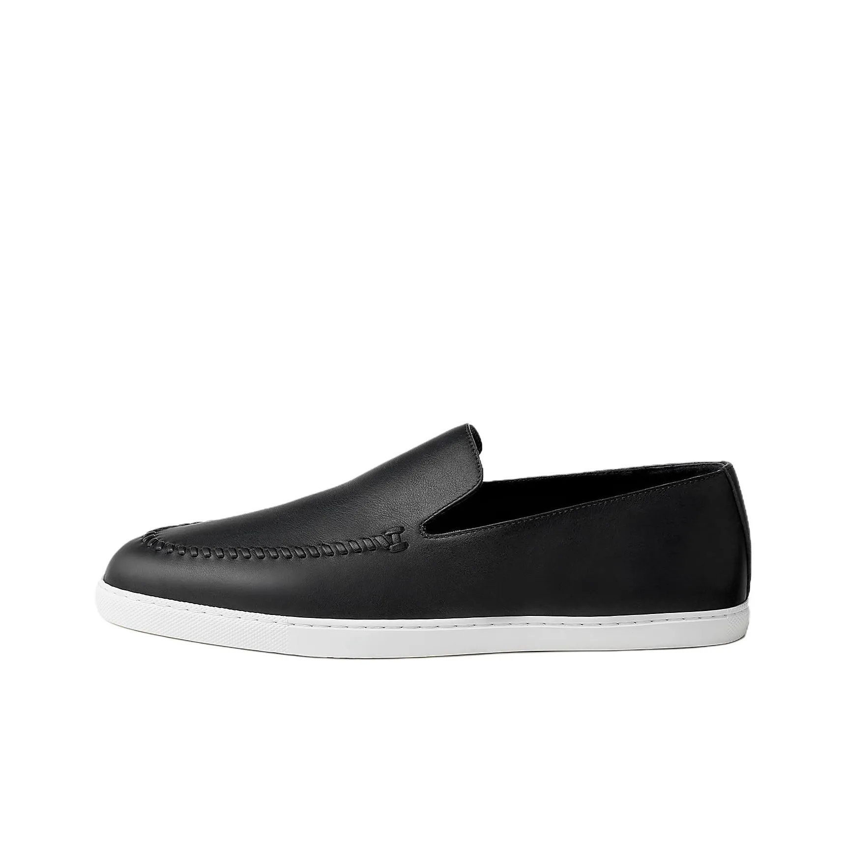 HERMES Julian Loafers Men's Black