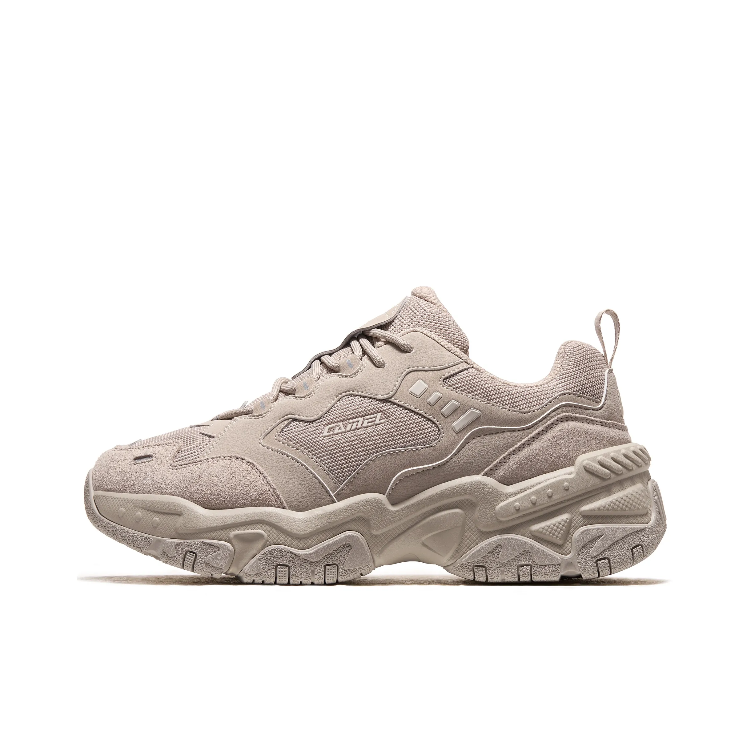 CAMEL Cushioning, Wear Resistant Low Top Chunky Sneakers Men's