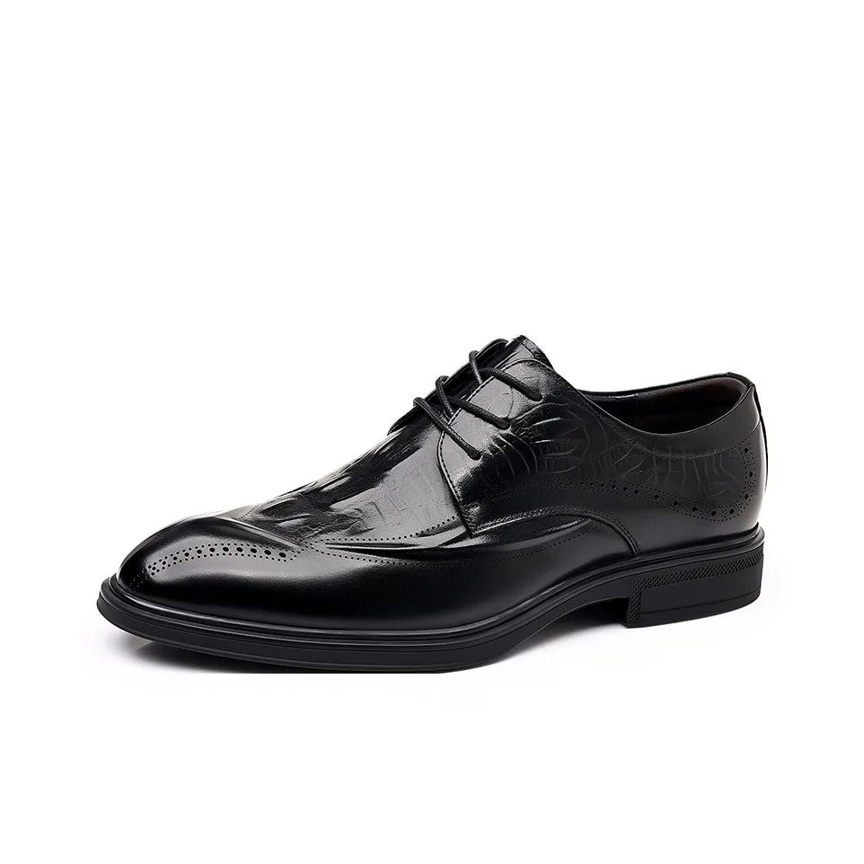 XIAOTOULANG Dress Shoes Men's Black