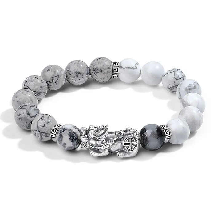 YINCHIE Wrapping The Finger Prayer Bead With Handmade Beads Bracelets Men's