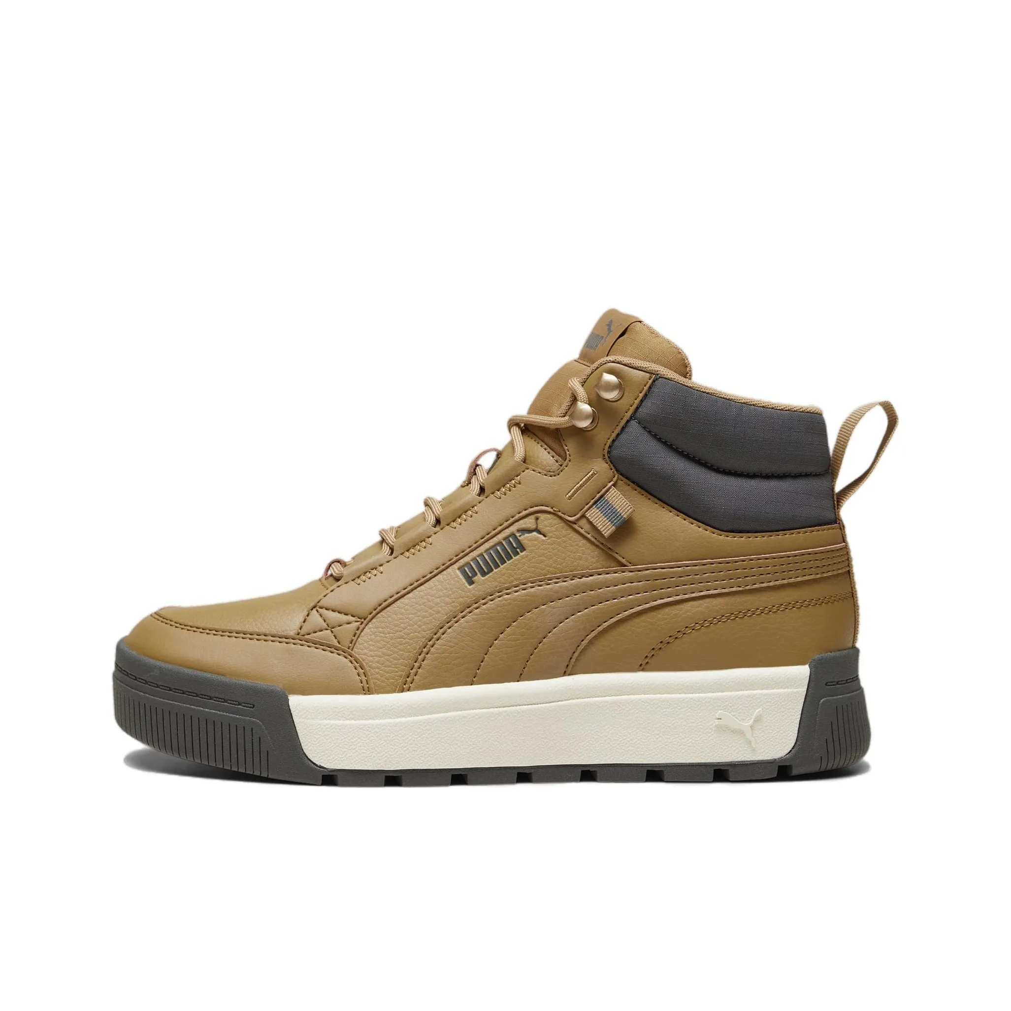 PUMA Tarrenz SB Anti Slip Wear Resistant High Top Skateboard Shoes Unisex Brown