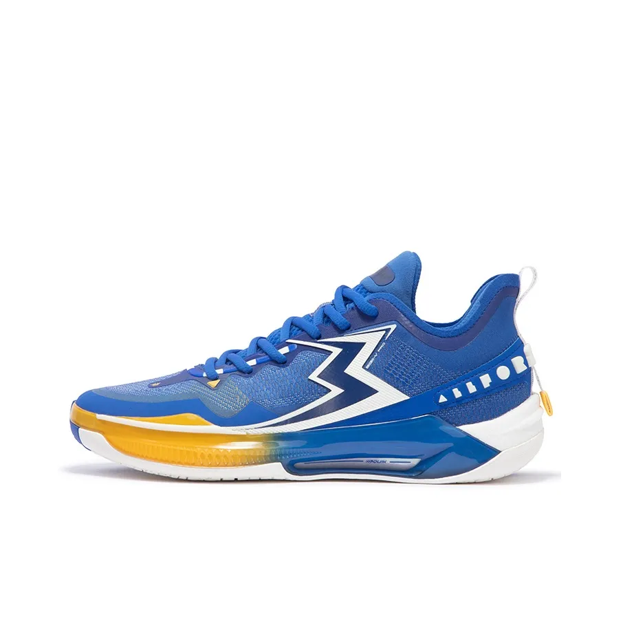 361° BIG3 5.0 Quick PRO Basketball Shoes Men's Low Top Numbers Blue/Feather White