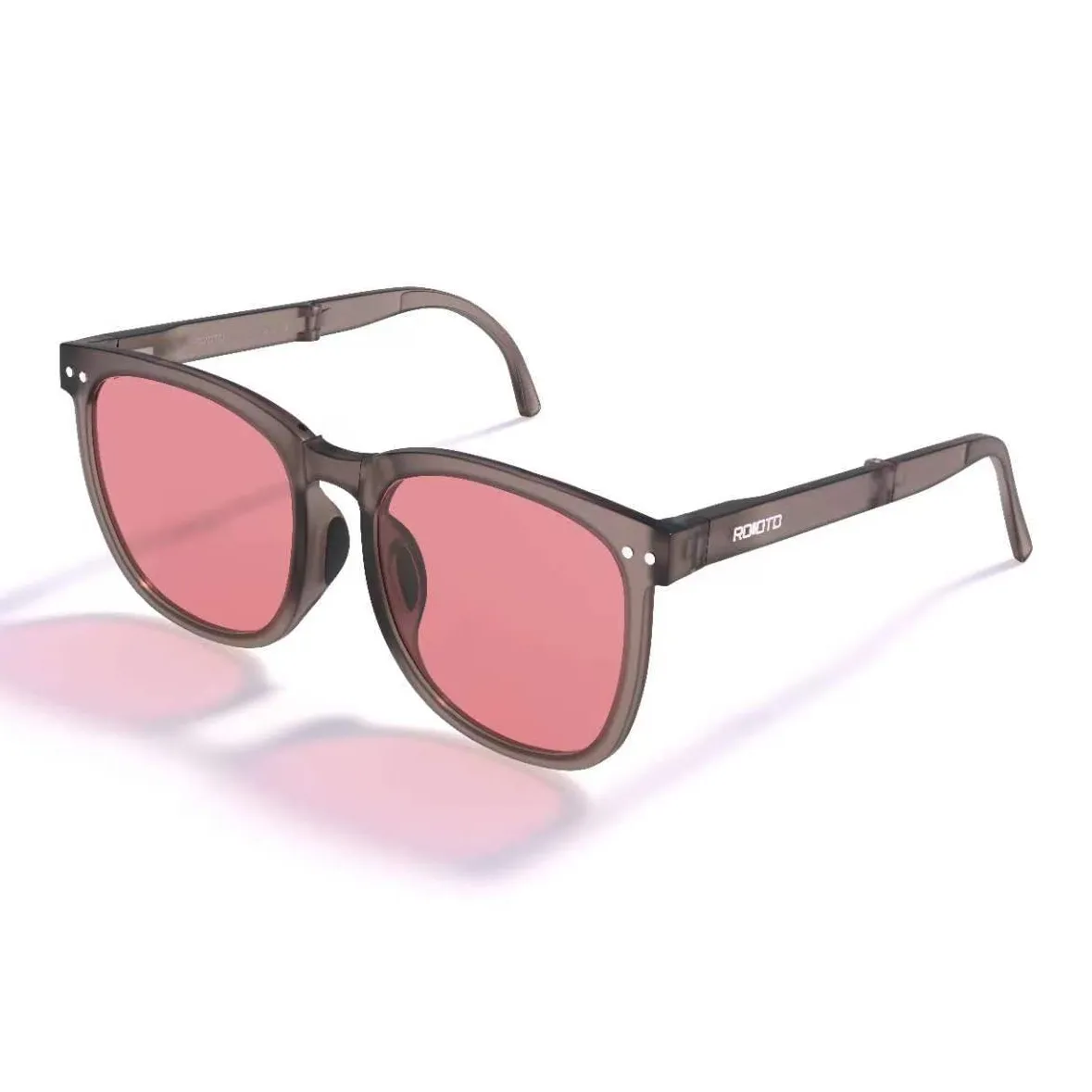 ROLLOTD TR/Memory Plastic Oval Sunglasses Unisex