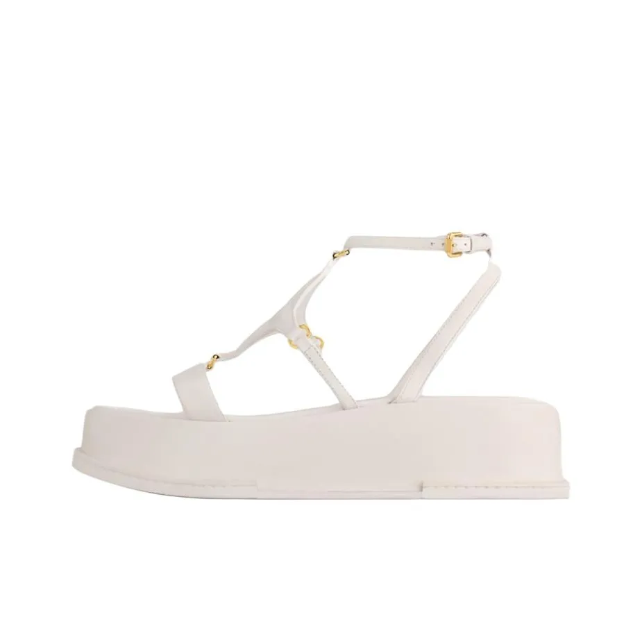 LOUIS VUITTON Summer Bundle Holiday One Strap Sandals 5cm Women's White