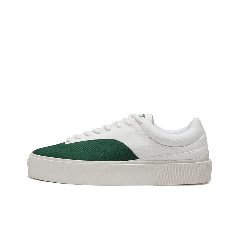 EQLZ EQUALIZER Fault 22LO Wear-Resistant Low-Top Skateboard Shoes Unisex Aurora White Pacific Green