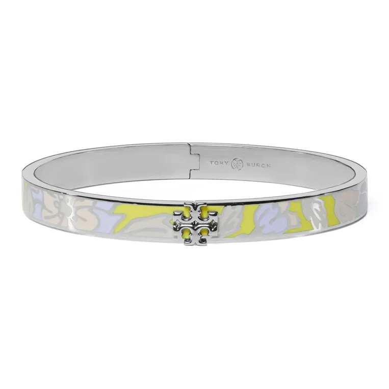 TORY BURCH Фарфор Золото с покрытием 18K золото Латунь Кристалл Женские Серебряные браслеты