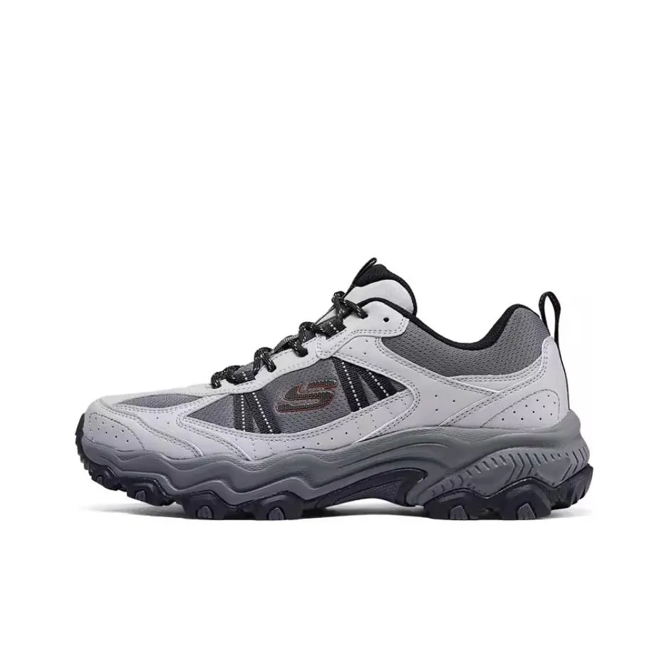 Skechers OUTDOOR Low Top Running Shoes Men's Gray