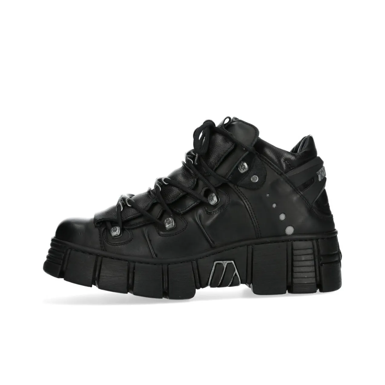 NEW ROCK Low-Top Casual Shoes Unisex Black