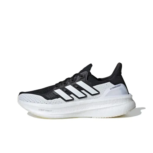 Adidas Ultraboost 5,0 Беговые кроссовки Низкие Топ Черный/Белый/Нефритовый Белый Унисекс