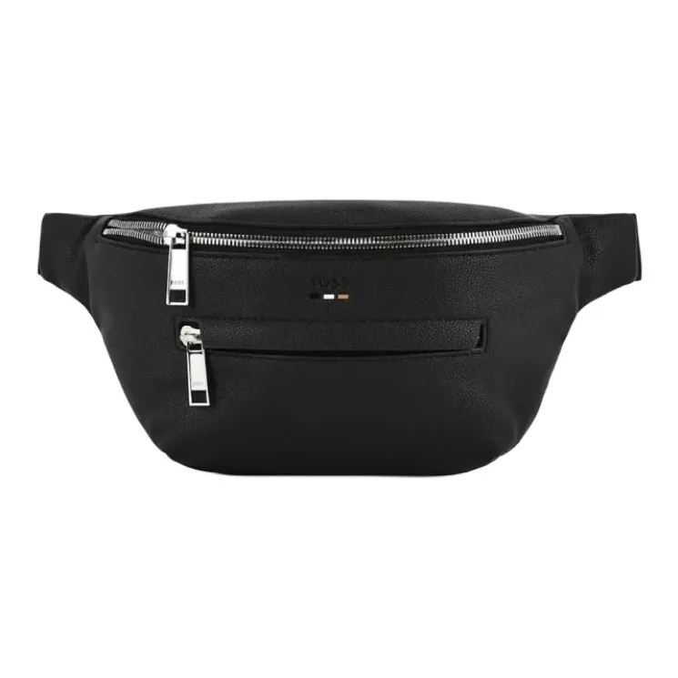 HUGO BOSS Polyurethane With Polyester Fanny Pack Men's Black