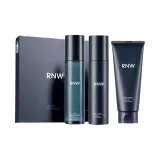 남성'S 스킨케어 3-피스 세트 - 클렌저 150g + 토너 125ml + 로션 120ml (무료 선물 없음)