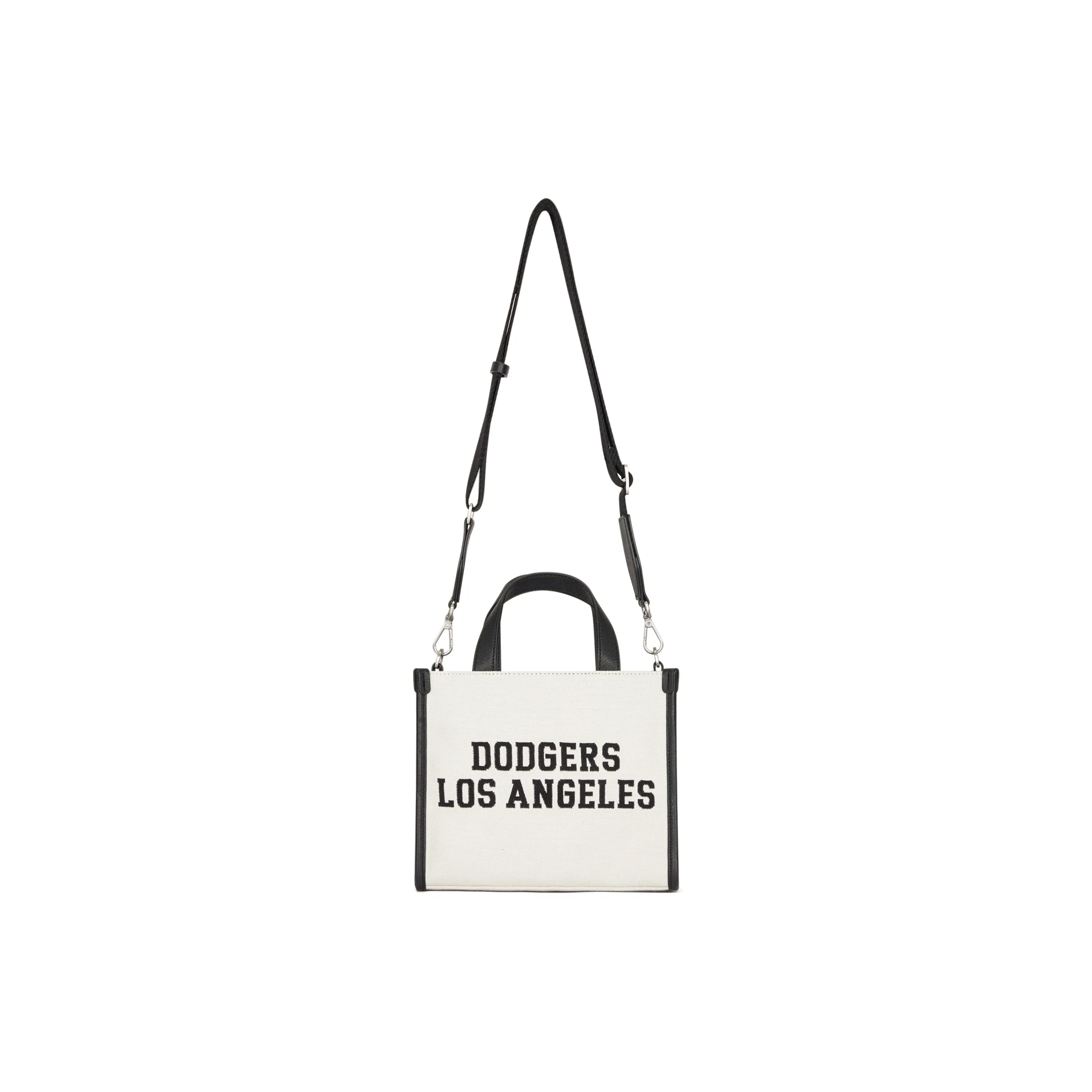 MLB Cotton And Polyester Blend Tote Shoulder Bag Crossbody Bag Handbag Clutch Commuter Bag Regular Unisex Hemp Cream