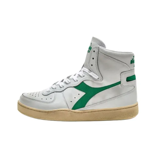 Diadora Heritage Кроссовки для скейтбординга Высокие Мужские Зеленые
