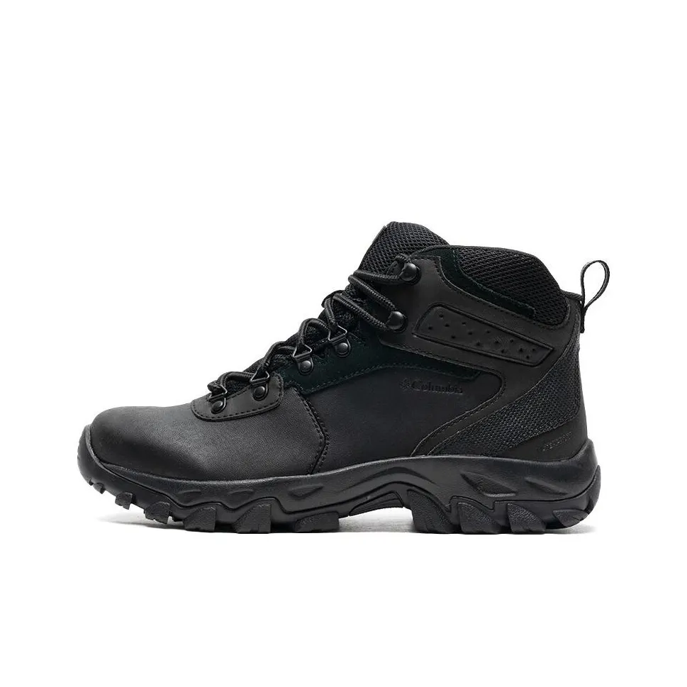 Columbia Sportswear Anti Slip And Wear Resistant Water Resistant Mid Top Hiking Shoes Men's Black