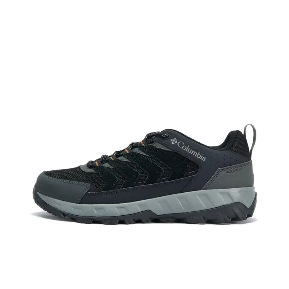 Columbia Strata Trail Waterproof And Breathable Low Top Hiking Shoes Men's Black