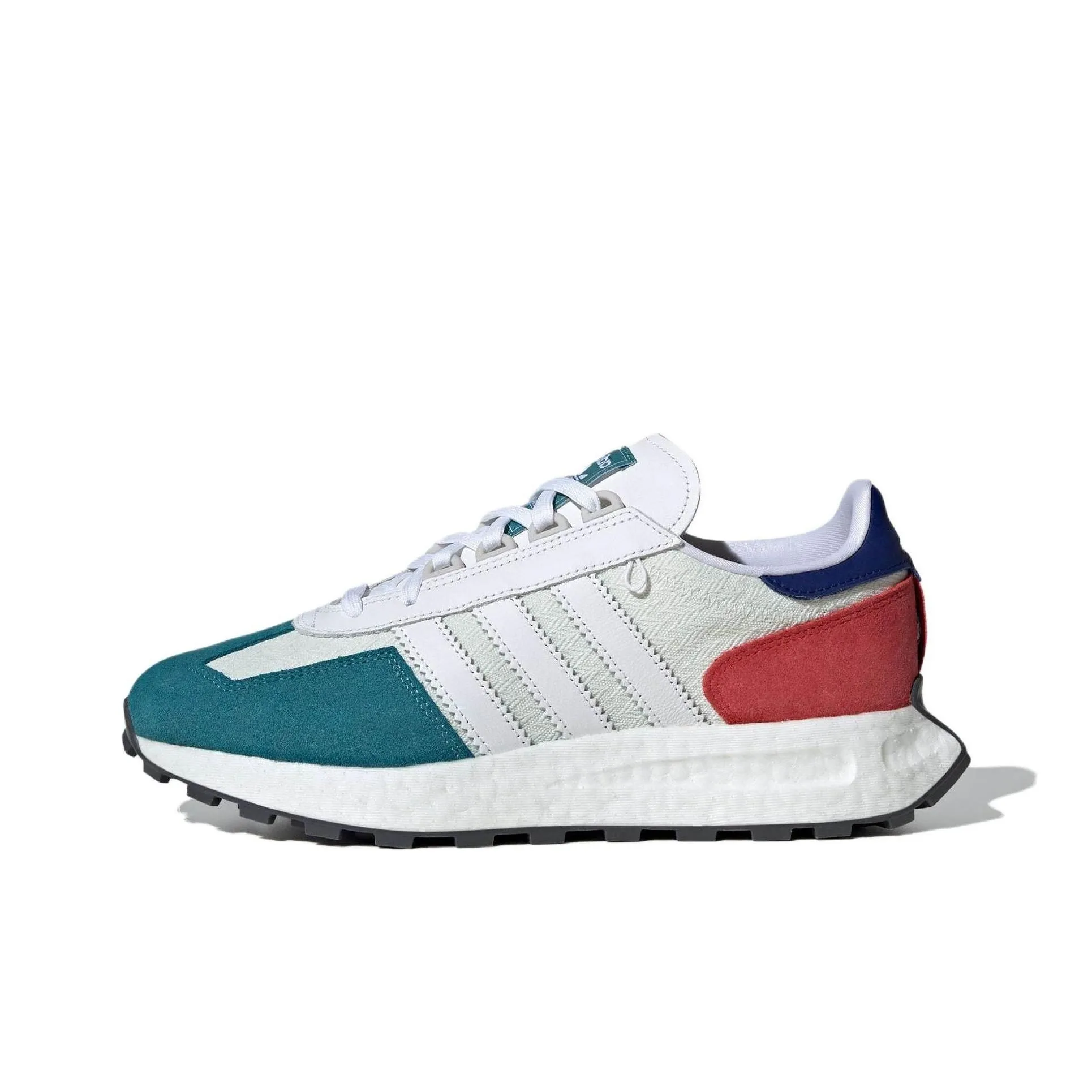 Adidas Originals Retropy E5 Boost Slip-Resistant Low Top Повседневная Обувь Унисекс Бежевый Синий Красный