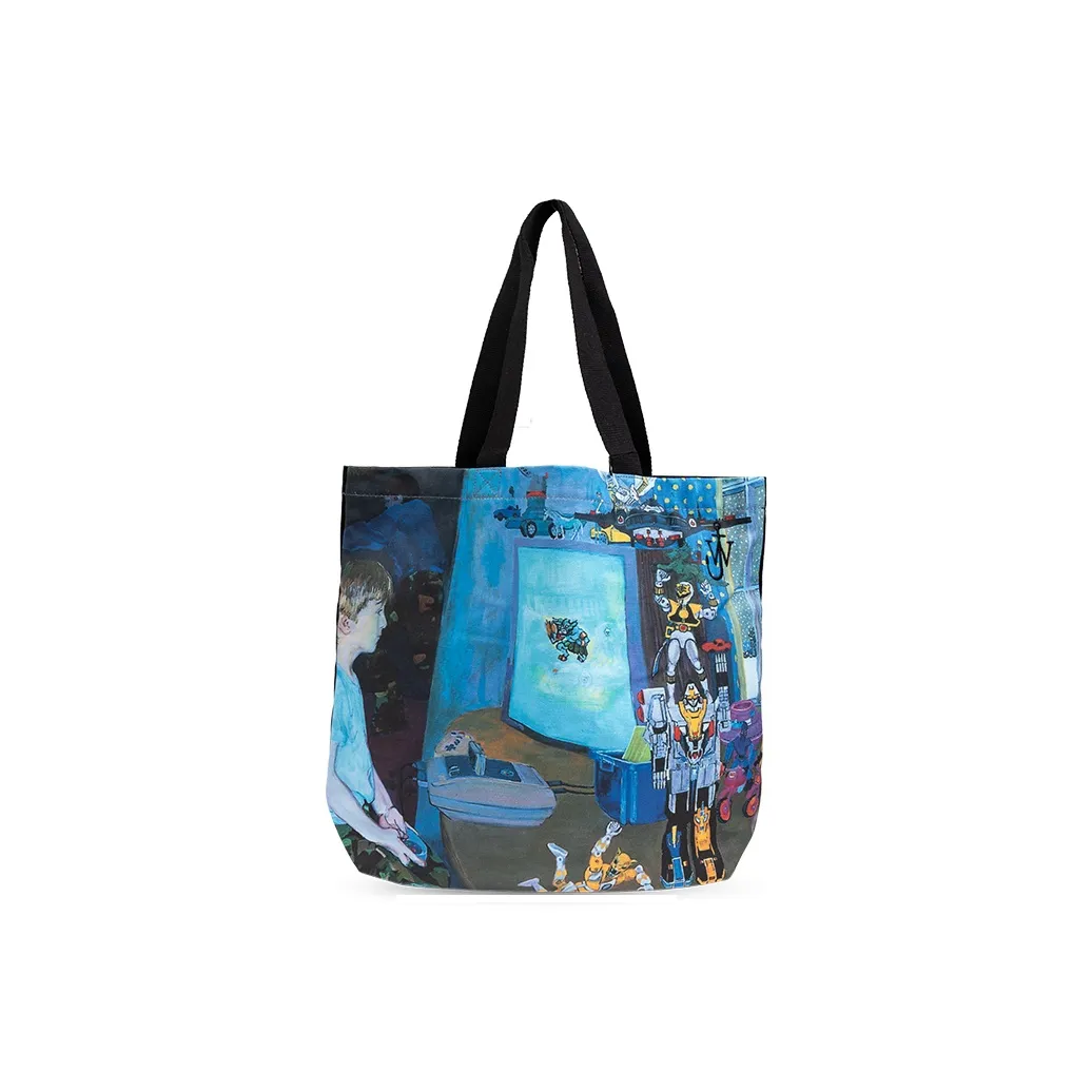 JW Anderson Graphic print Canvas Tote Bag