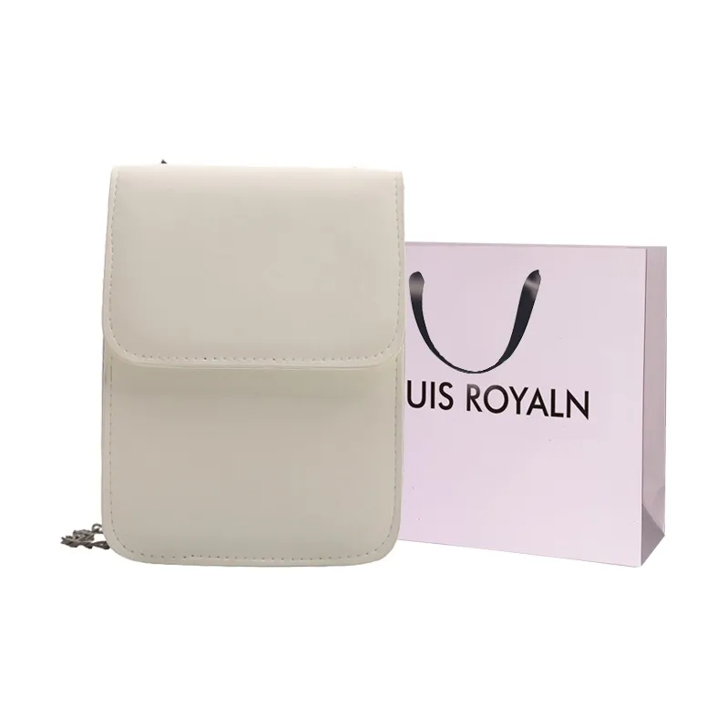 LOUIS ROYALN ПУ (полиуретан) Сумка через плечо Женская Белая Розовая Фуксия Коричневая Оранжевая Черная