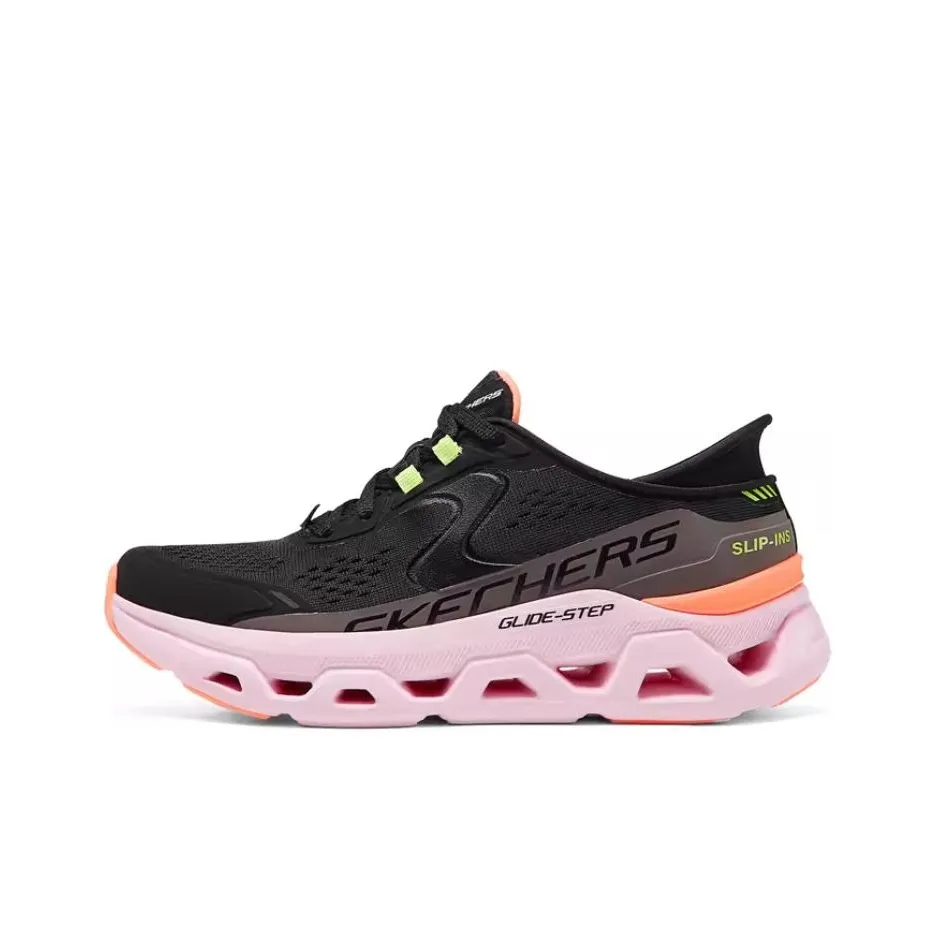 Skechers Glide Step Low Top Casual Shoes Women's Black