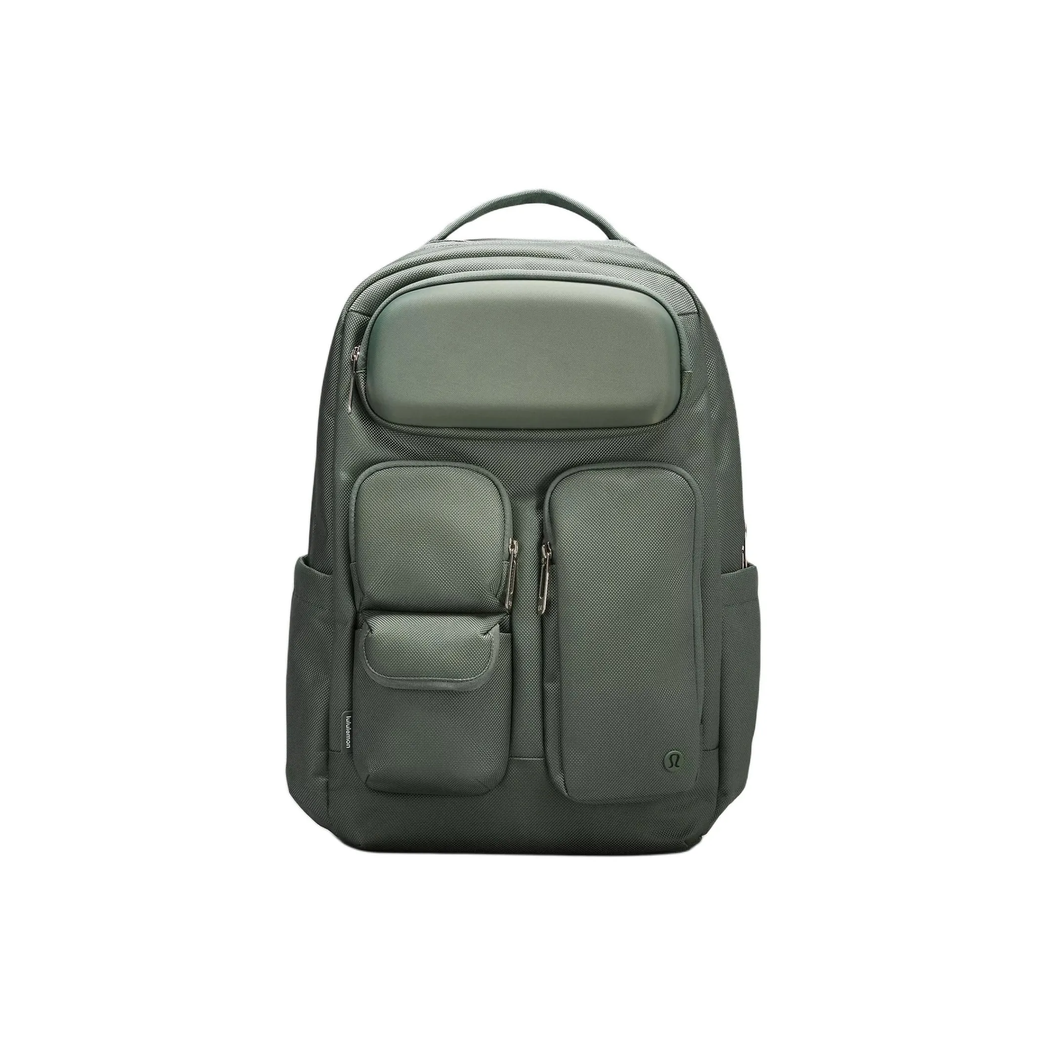 Lululemon Thermoplastic Polyurethane Backpack Regular Men's Gray Eucalyptus Color