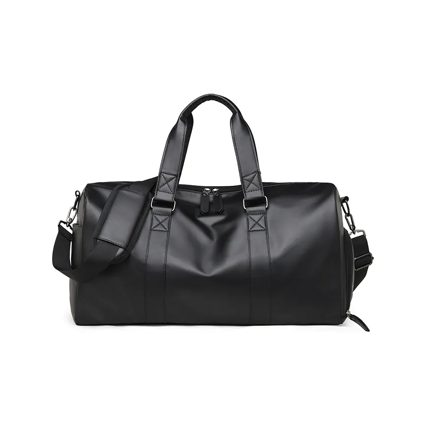 Kaka Tree PU Backpack Travel Bag Handbag Unisex Black