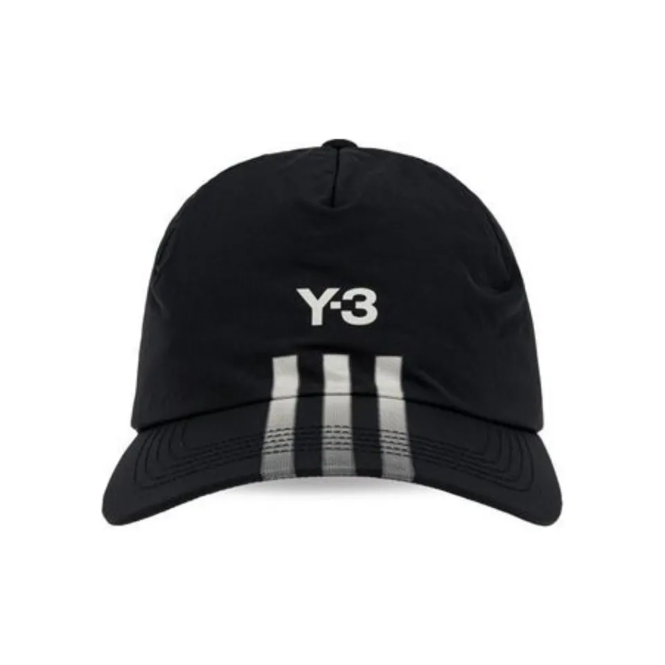 Y 3 Хлопок Кепки Унисекс Черный