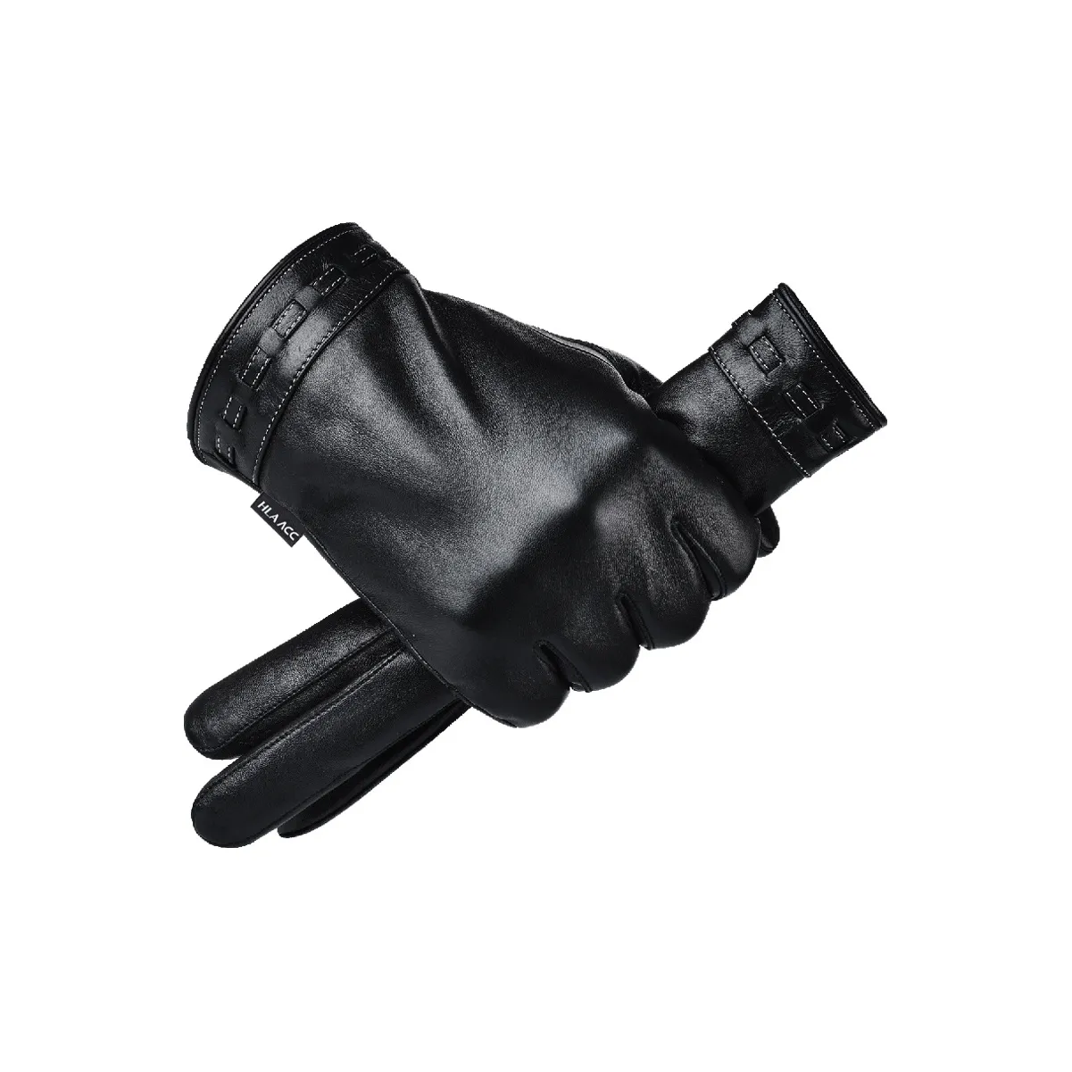 HLA Sheepskin Polyester Gloves Men's