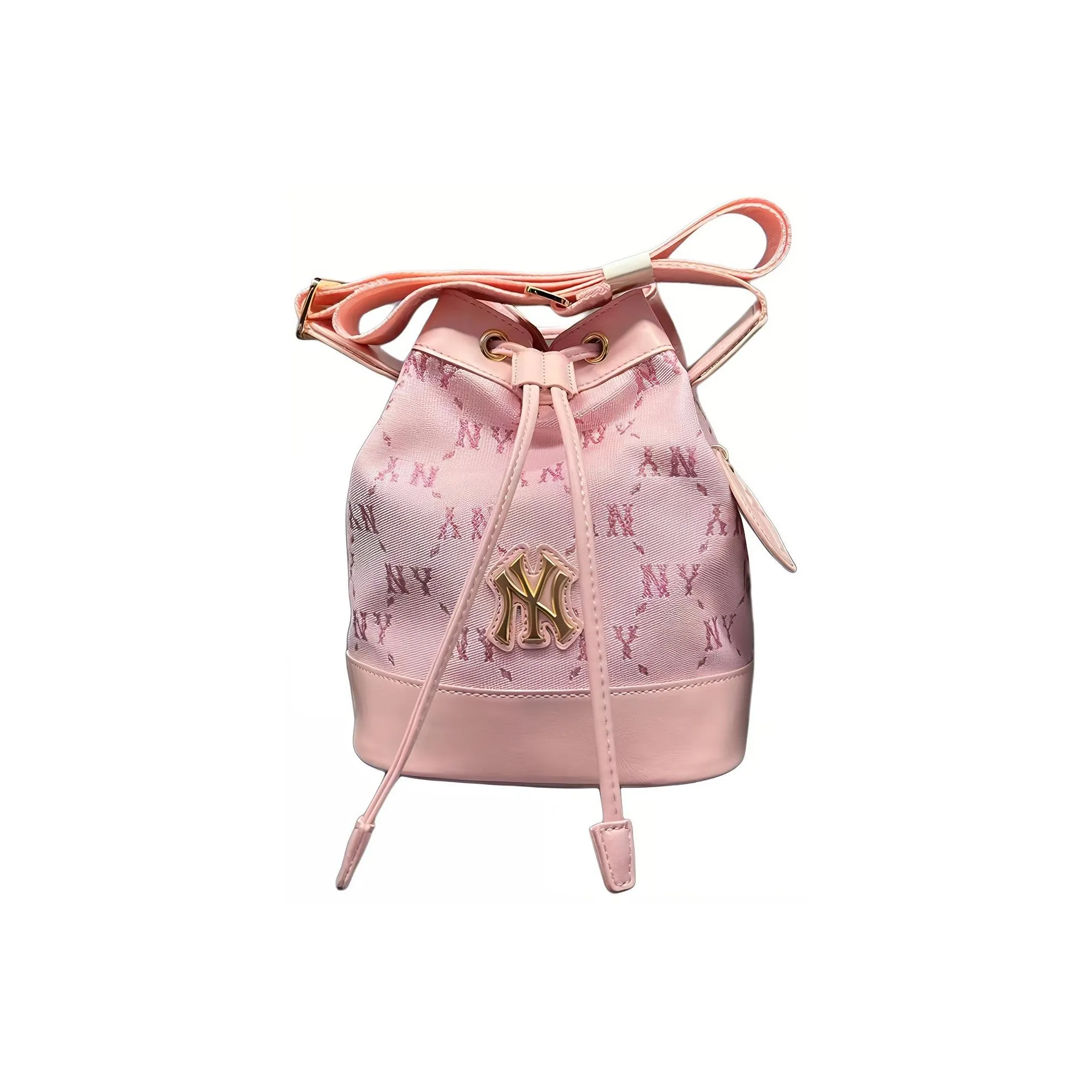 MLB Polyester Shoulder Bag, Crossbody Bag Regular Women's Milk Pink