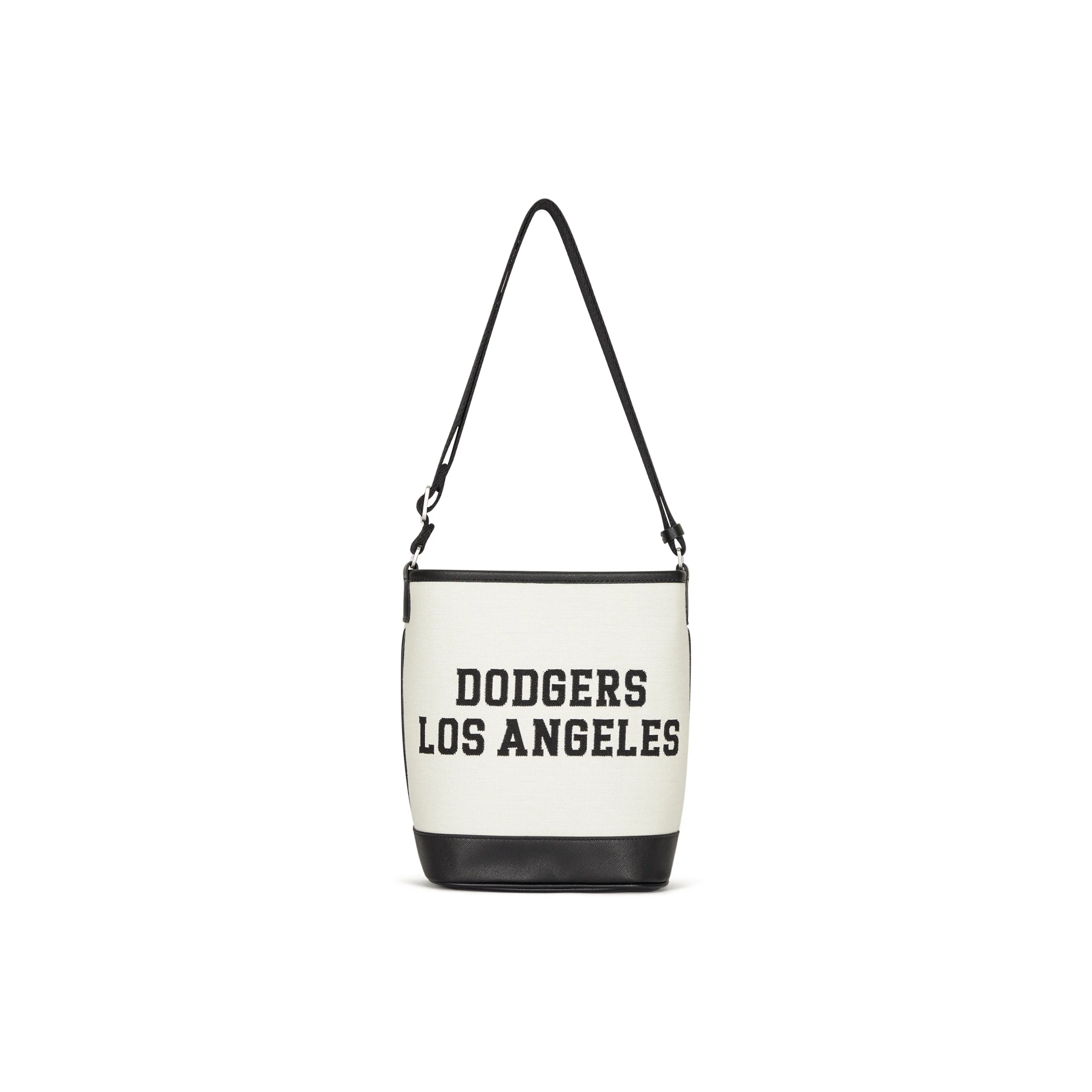 Mlb Base Logo Хлопок с Полиэстером Сумка-ведро Сумка через плечо Сумка Обычная Унисекс Льняная ткань Крем