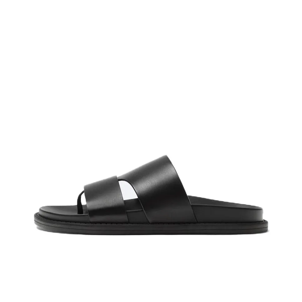 ZARA Slip-Resistant Slide Slippers Men's Black