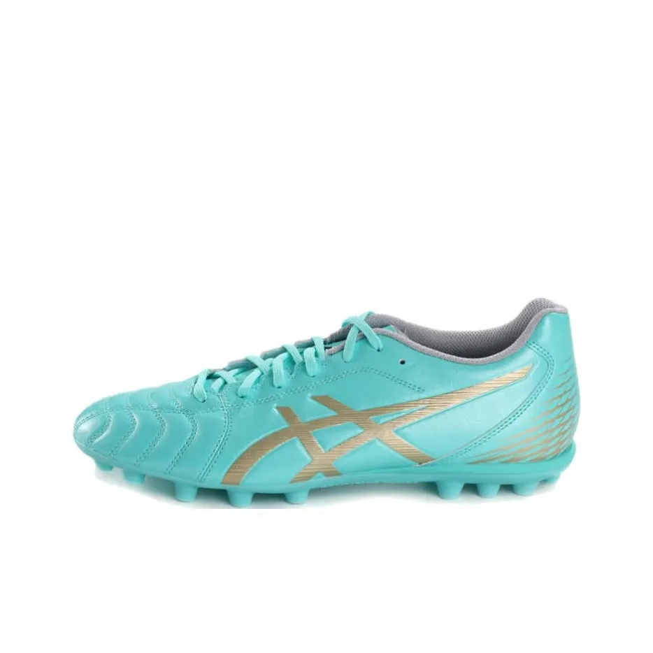 Asics Ds Light Club AG Rubber Short Studs Artificial Ground Coverage Soccer Shoes Men's Blue Gold