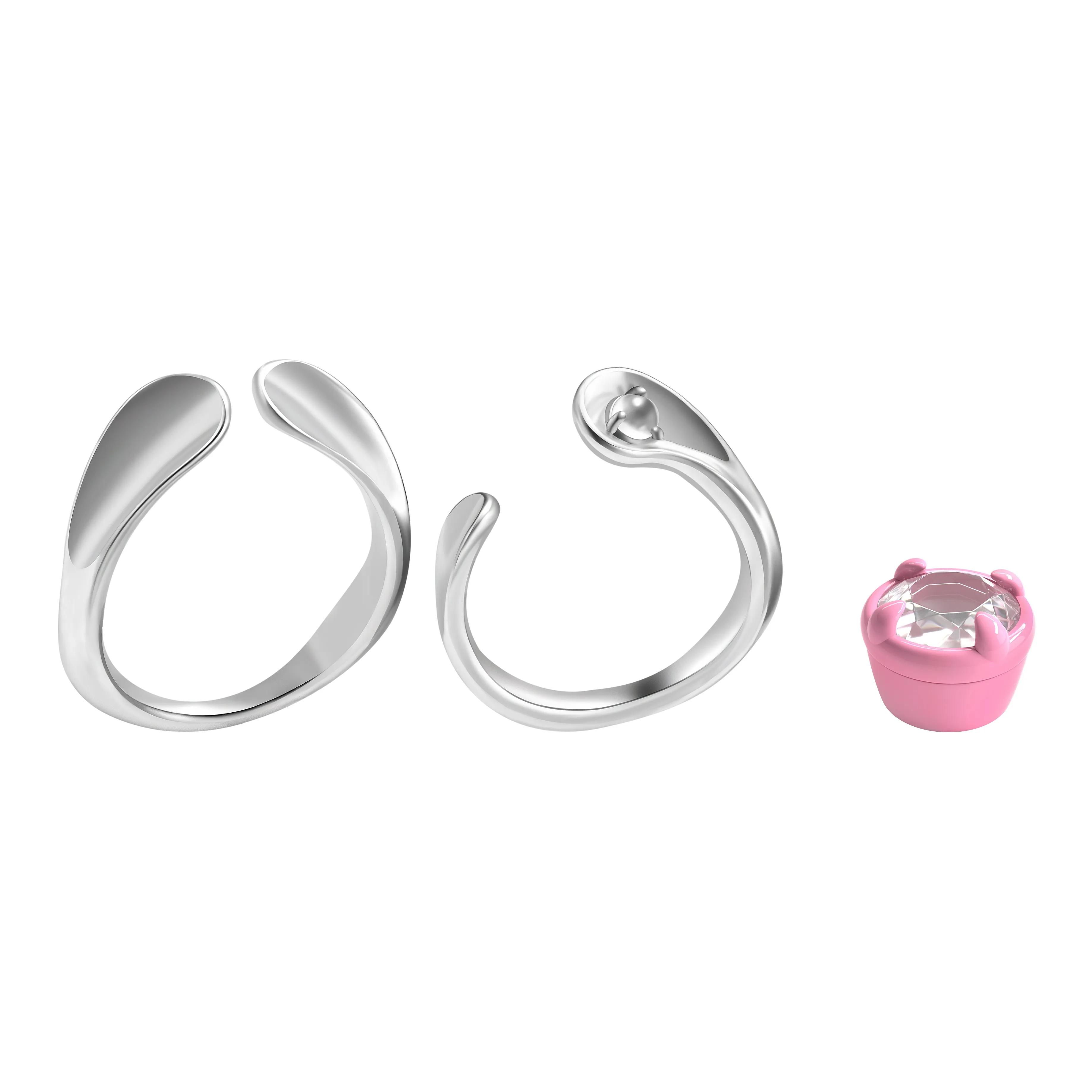 OMTO Белое золото с медным покрытием унисекс белый Shining золото