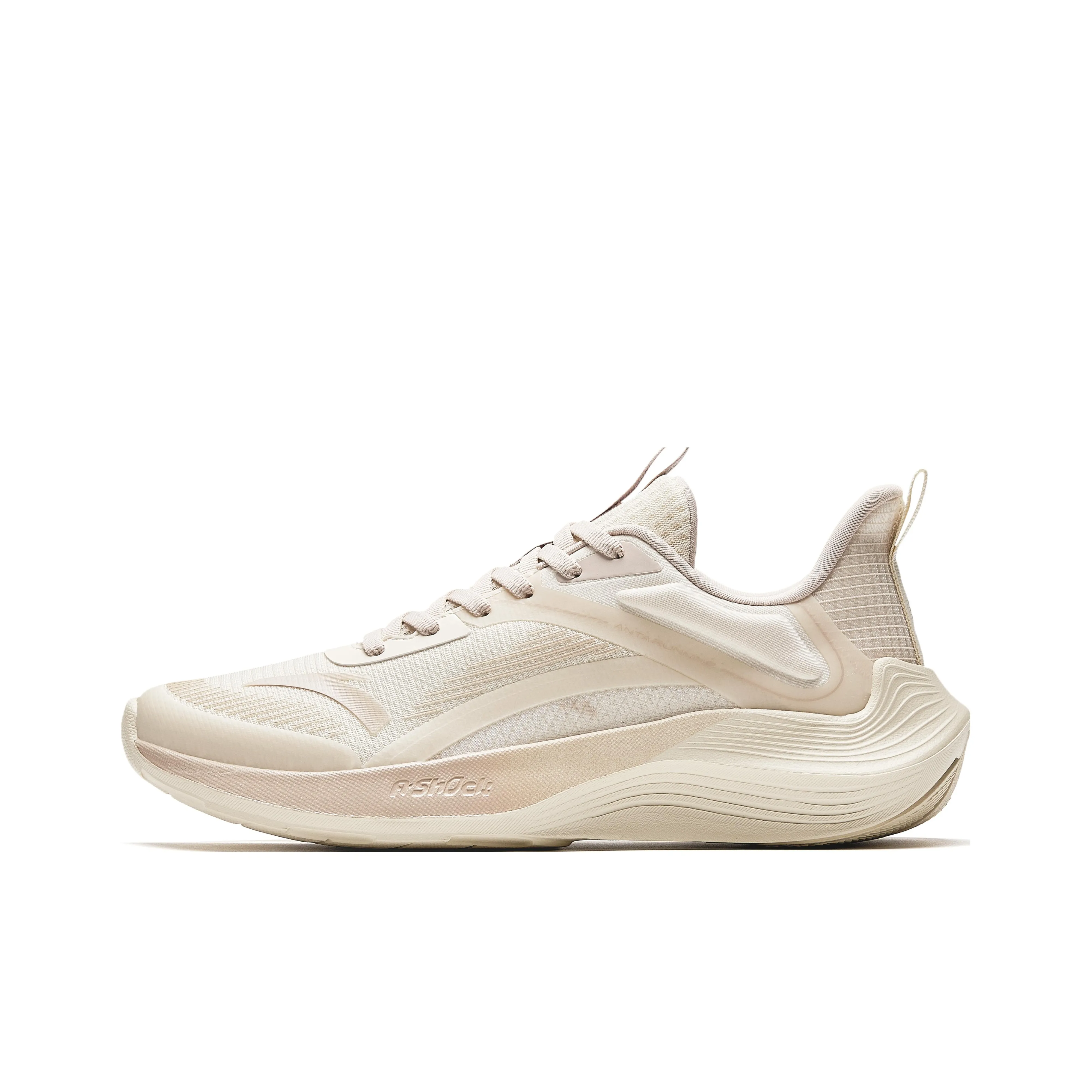 Anta DuCi1 Wear Resistant Low Top Running Shoes Women's Ecru